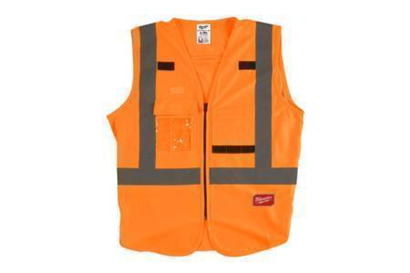 High-visibility orange vest (171008)-null