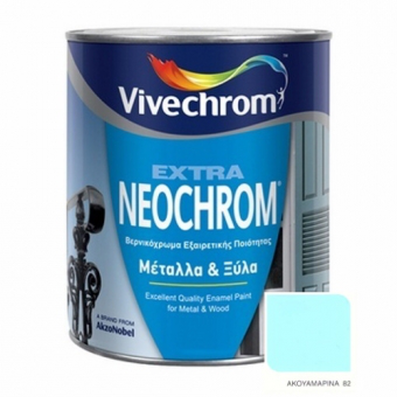 Vivechrom aquamarine 82 neochrom extra glossy varnish paint 375ml, , medium-null