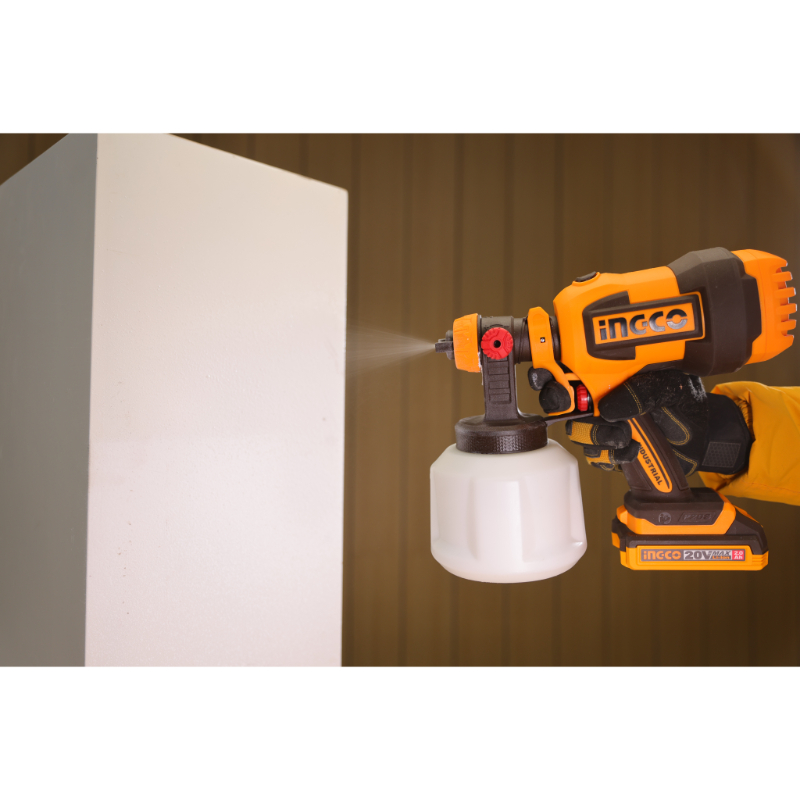 Ingco spray gun 20v 800ml solo, , medium-null