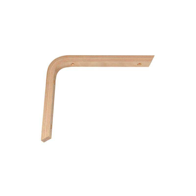 Shelf corner mod. 17 250x200mm beech-null