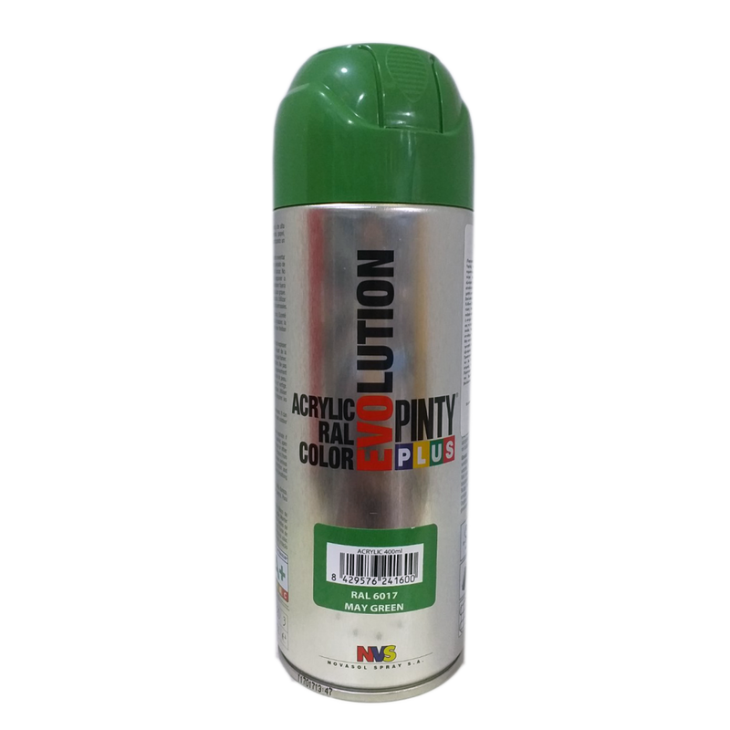Acrylic paint spray may green ral 6017 400ml, , medium image number null