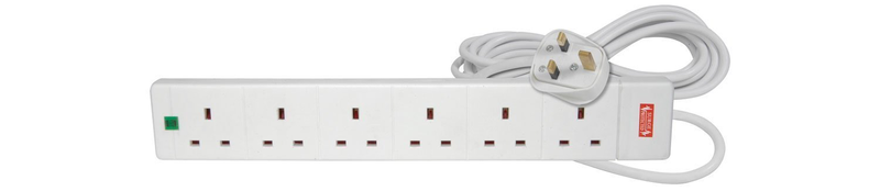 Product image: Mercury 6-gang/surge/5m 429.850uk, , medium-null