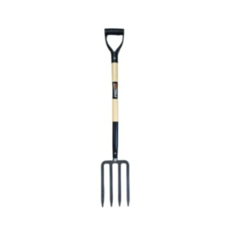 Product image: Σφυρήλατη πιρούνα εκσκαφής με ξύλινη λαβή ενισχυμένη με pvc, , medium-null