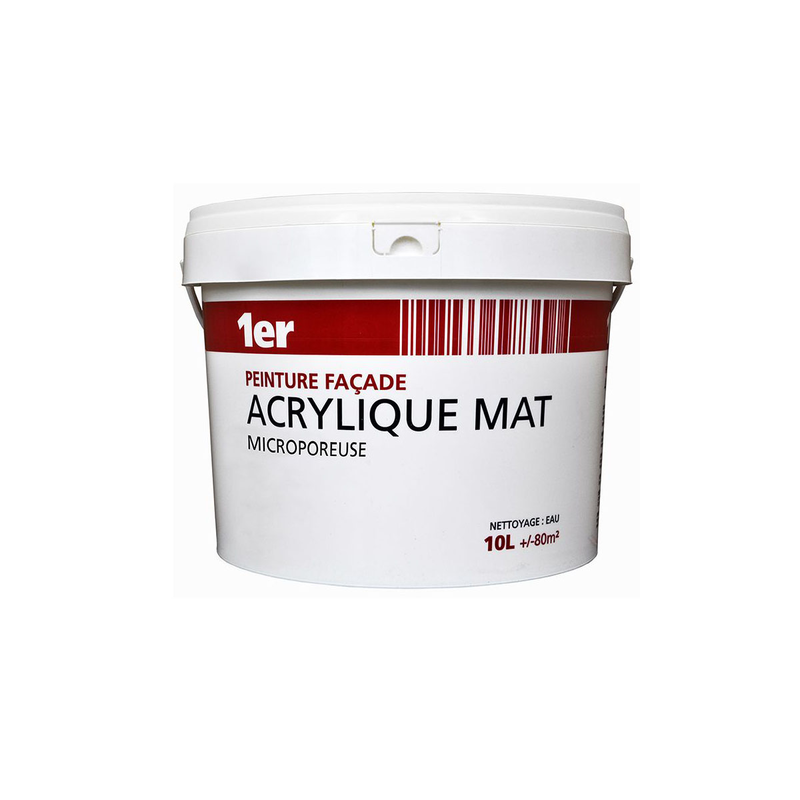 1er exterior and interior paint acrylic 10l white-null