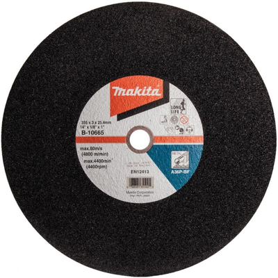 Makita b-10665-5 cut off whell (14'') 355mm x 2mm x 25.4mm, , medium