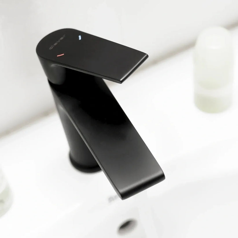 Agora xtreme black basin mixer, , medium image number null
