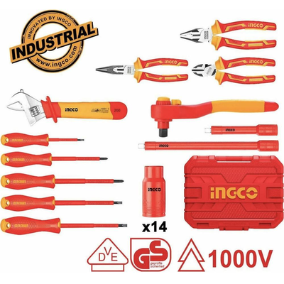 Ingco κασετίνα με 26 εργαλεία χειρός hkith2601, , medium