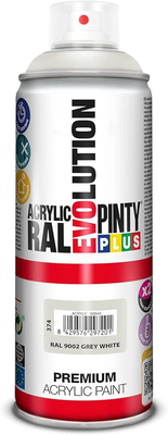 Acrylic paint spray grey white ral 9002 400ml
