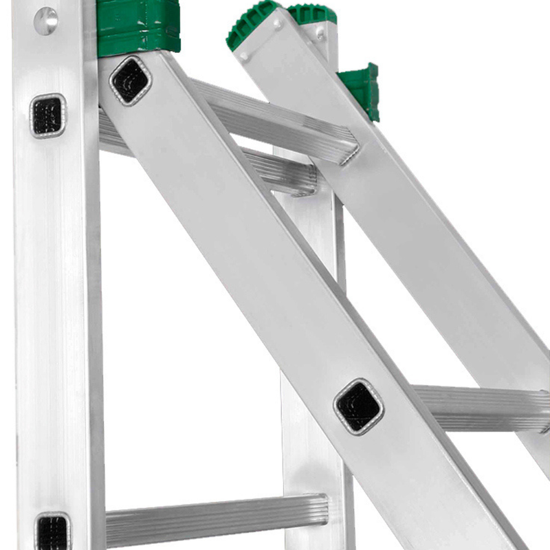 Palbest eurostyl τριπλή σκάλα αλουμινίου 3x11 με ύψος 6,73m, , medium-null