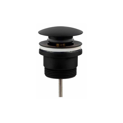 Leo black click-clack basin
