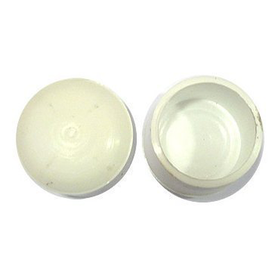 White rubber caps clips:16mm, , medium