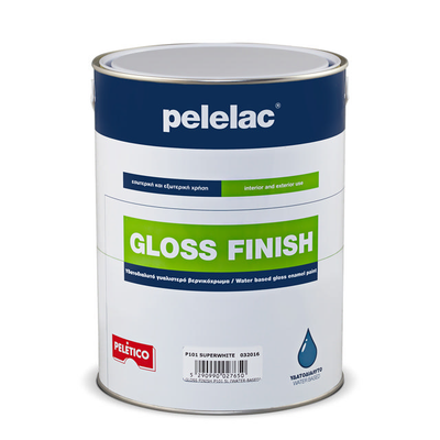 Pelelac&reg; gloss finish nimbus p128 0.75l water based, , medium