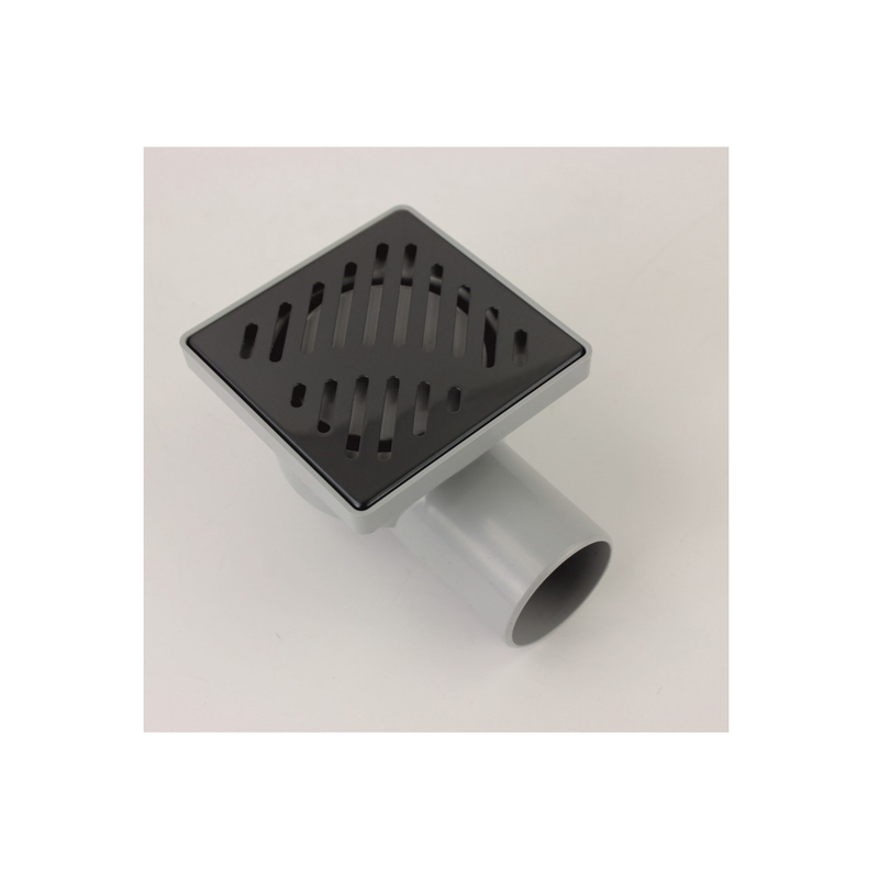 Inter ceramic black floor siphone s / s 7x10cm, , medium-null