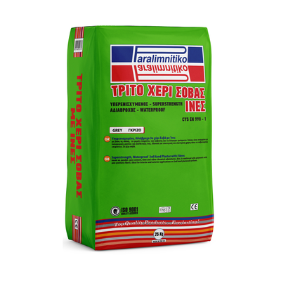 Paralimnitiko third hand plaster with fiber 25kg, , medium