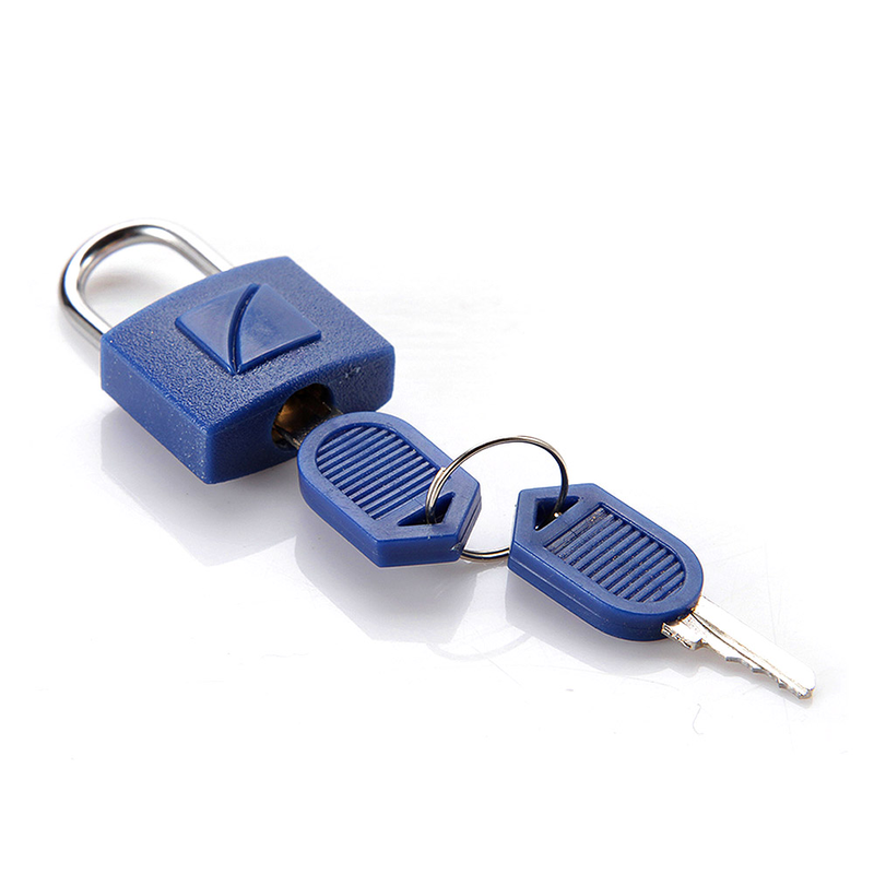 Travel blue suitcase coloured padlock x2, , medium image number null