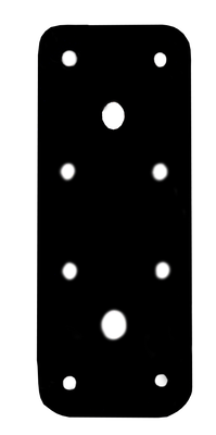 Flat connector no0714 180x40mm black, , medium