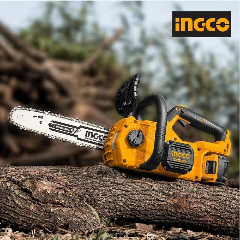 Ingco cgsli20128 li-ion chain saw solo 12'', , medium-null