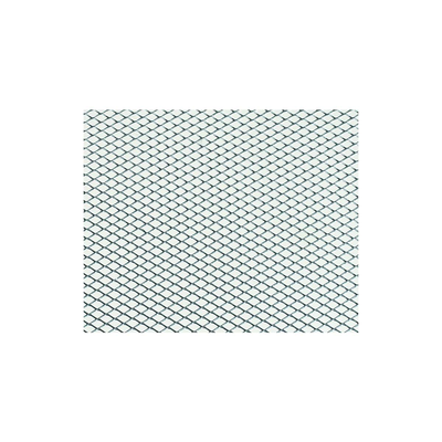 Sheet metal with rombo shapes 50x20cm 6x3,3x0,5mm inox