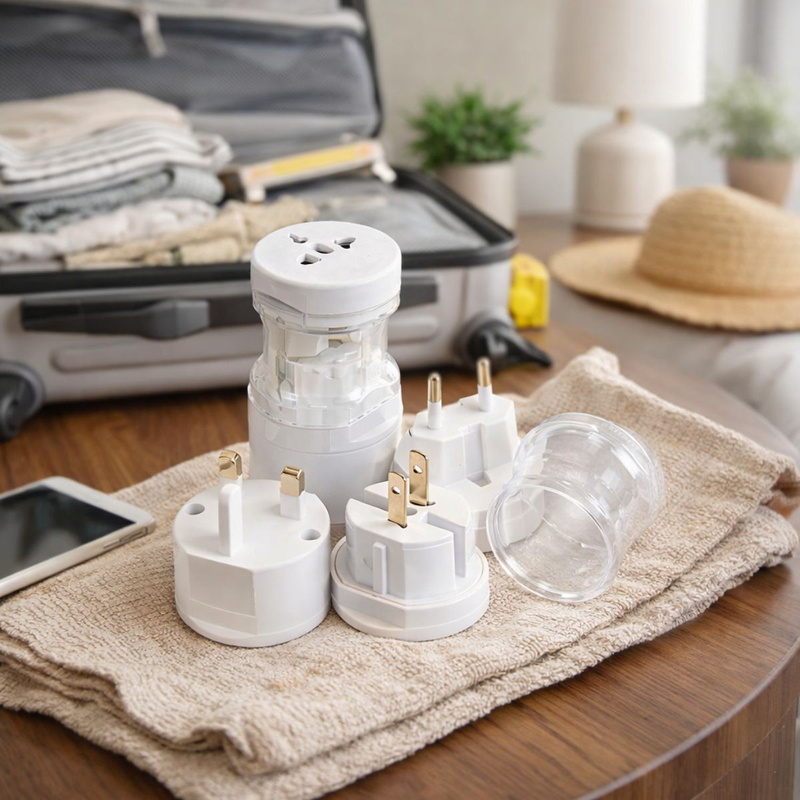 Green lyca universal travel adaptor 3-&sigma;&epsilon;-1 &gamma;&iota;&alpha; &pi;&alpha;&gamma;&kappa;ό&sigma;&mu;&iota;&alpha; &chi;&rho;ή&sigma;&eta; g-1026 ά&sigma;&pi;&rho;&omicron;, , medium-null