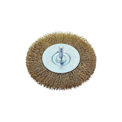Benman wire brush round with axle φ40 (468.50) (for drills), , medium