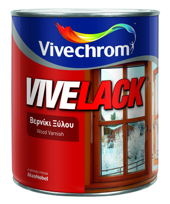 Vivechrom mahogany gloss vivelack decorative & protective wood varnish 750ml