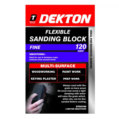Dekton dt80796 flex sand block 120 grit