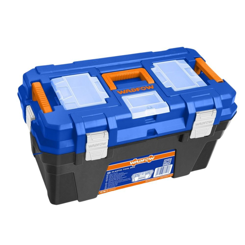 Wadfow πλαστική εργαλειοθήκη 24" με μεταλλικά κουμπώματα & υψηλή αντοχή wtb3324, , medium-null