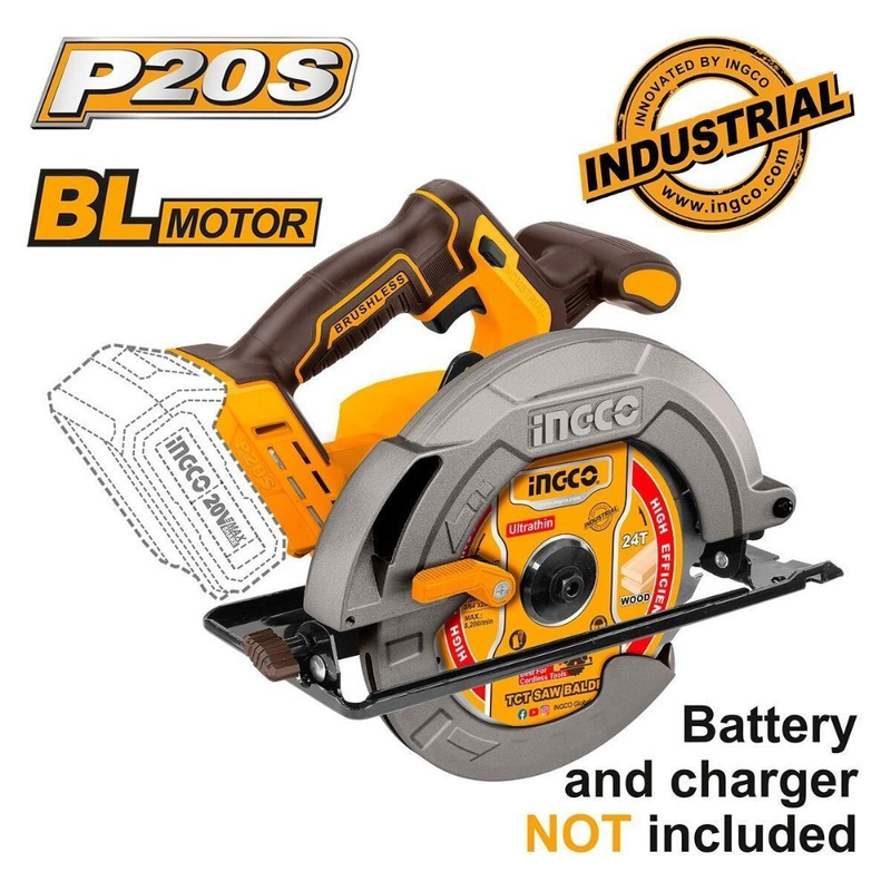 Ingco &delta;&iota;&sigma;&kappa;&omicron;&pi;&rho;ί&omicron;&nu;&omicron; &mu;&pi;&alpha;&tau;&alpha;&rho;ί&alpha;&sigmaf; 20v li-ion solo &phi; 185mm csli1851, , medium-null