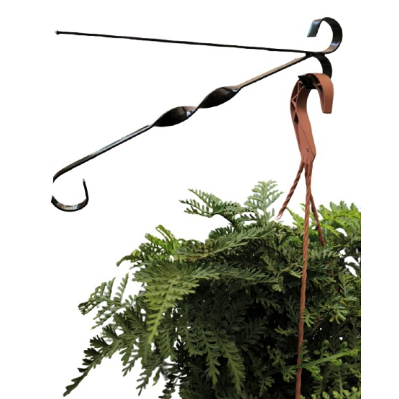 Metal wall  bracket 28cm - black, , medium-null