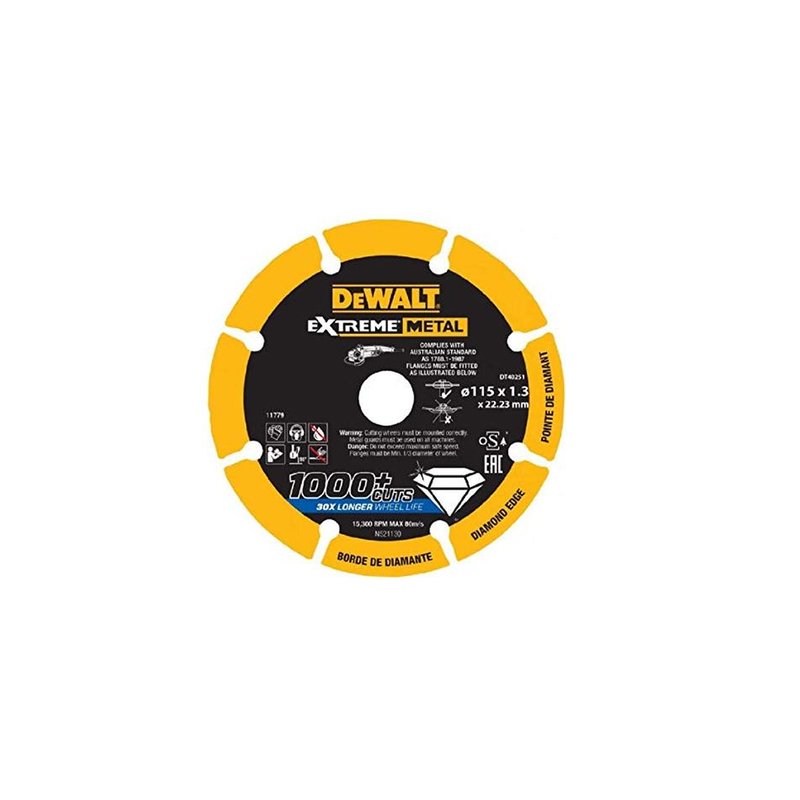 Dewalt angle disc extreme metal 5'' iron 125x22.23mmx1.3mm-null