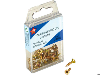 Fer 7pcs gold woodscrew 5x50, , medium
