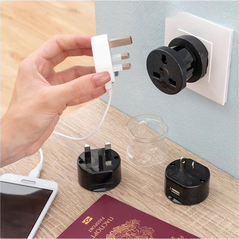 Product image: Innovagoods ταξιδιωτικός φορτιστής τηλεφώνου universal power adaptor με θύρα USB 5v 2.4 a, , medium-null