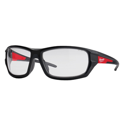 Milwaukee performance clear safety glasses (177038), Transparent, medium