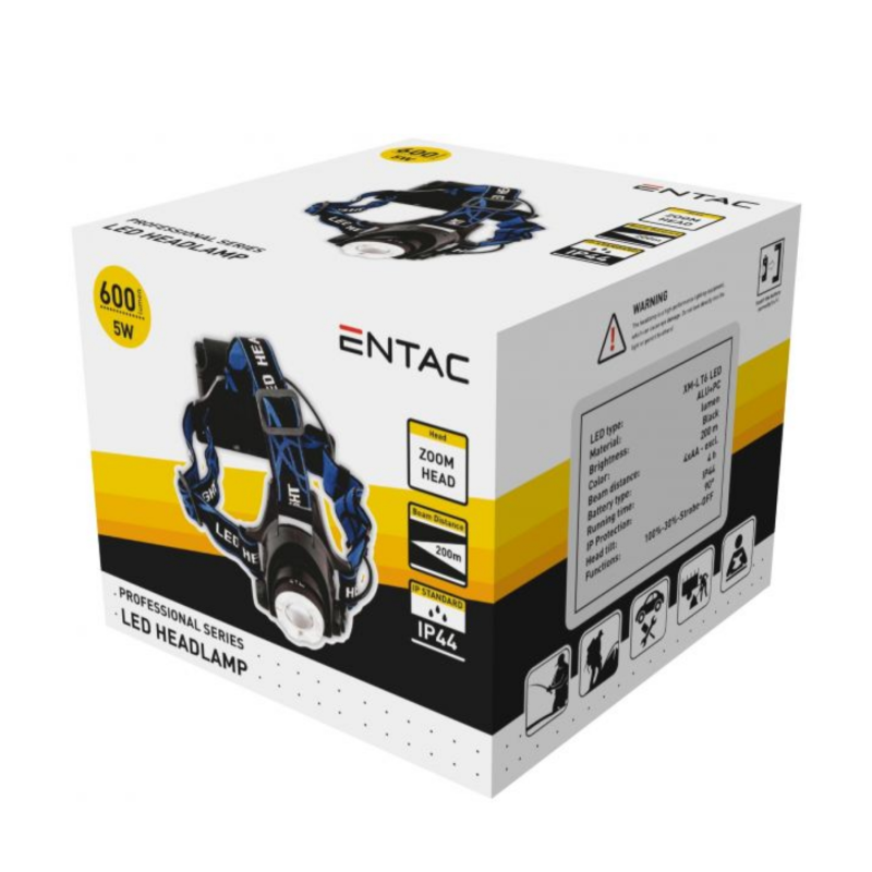 Φακός κεφαλής entac zoom 5w, , medium-null