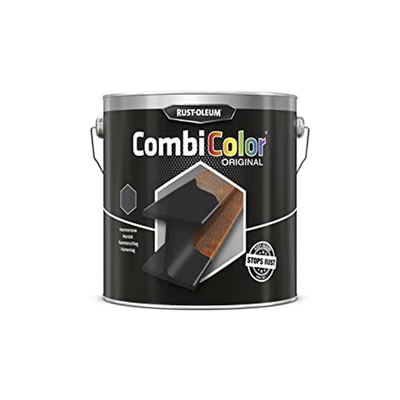 Rustoleum combicolor hammertone anti-rust primer and topcoat 750ml light grey, , medium
