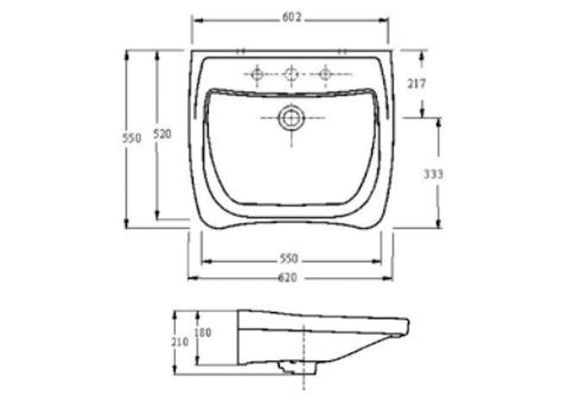 Accessible (amea) basin, , medium-null