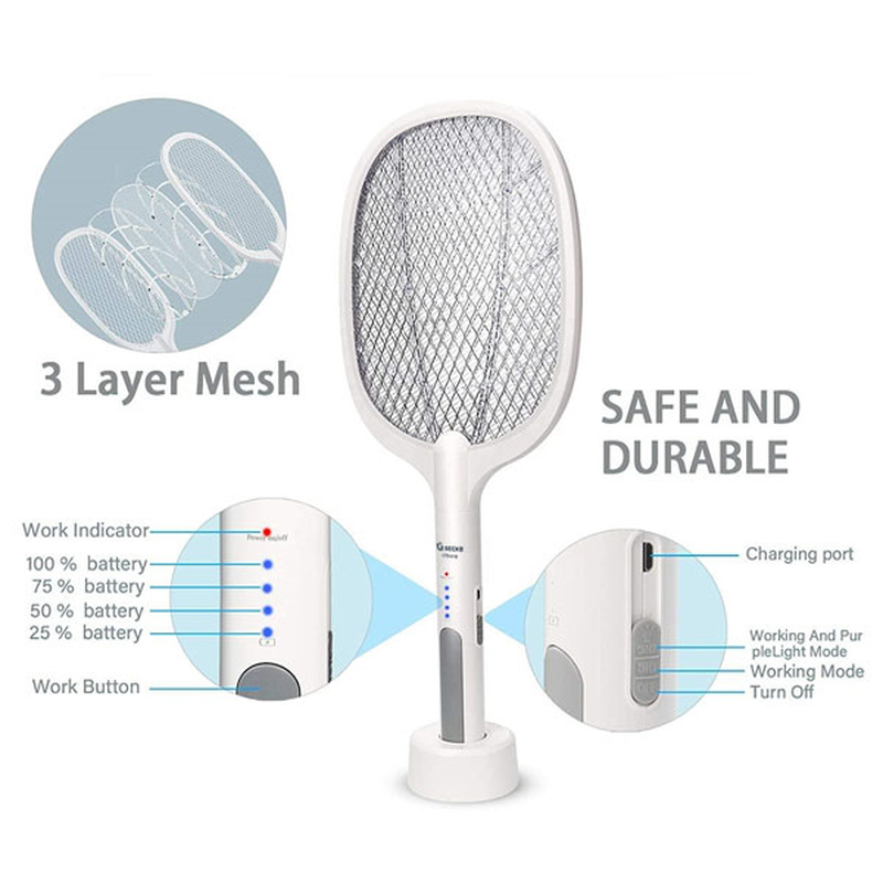 Product image: Ηλεκτρική ρακέτα εντομοπαγίδα ltd-618, , medium-null