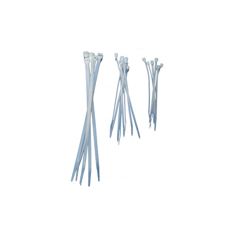 Transparent plastic sclips set 75, , medium-null