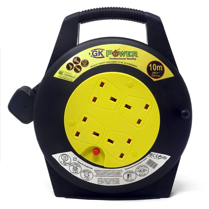 Product image: Πολύπριζο/extension υψηλής τάσης 4 θέσεων μήκους 10 μέτρων, , medium-null