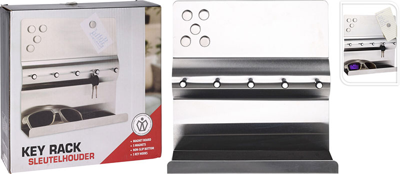 Product image: Keyrack s/s 5 krokur, , medium-null