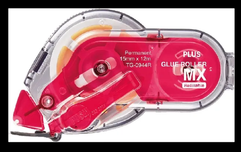 Glue tape roller 15mmx12m plus, , medium-null