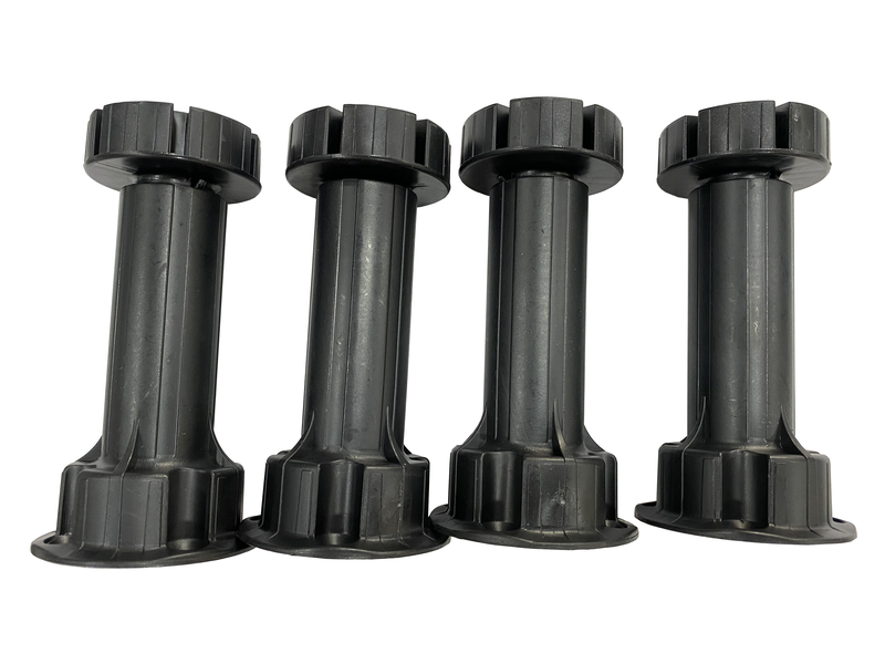 Legs for kitchen black h 120mm 4pcs, , medium-null