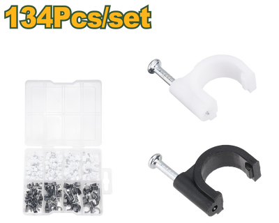 134pcs cable clip kit jadever, , medium