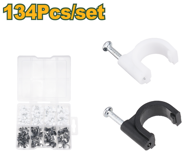 134pcs cable clip kit jadever, , medium-null
