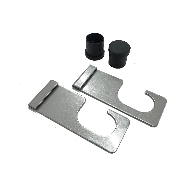 Element twin tube holder + endcap - set silver, , medium-null
