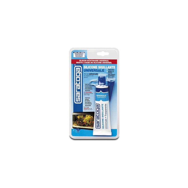 Saratoga multipurpose silicone 60ml transparent-null