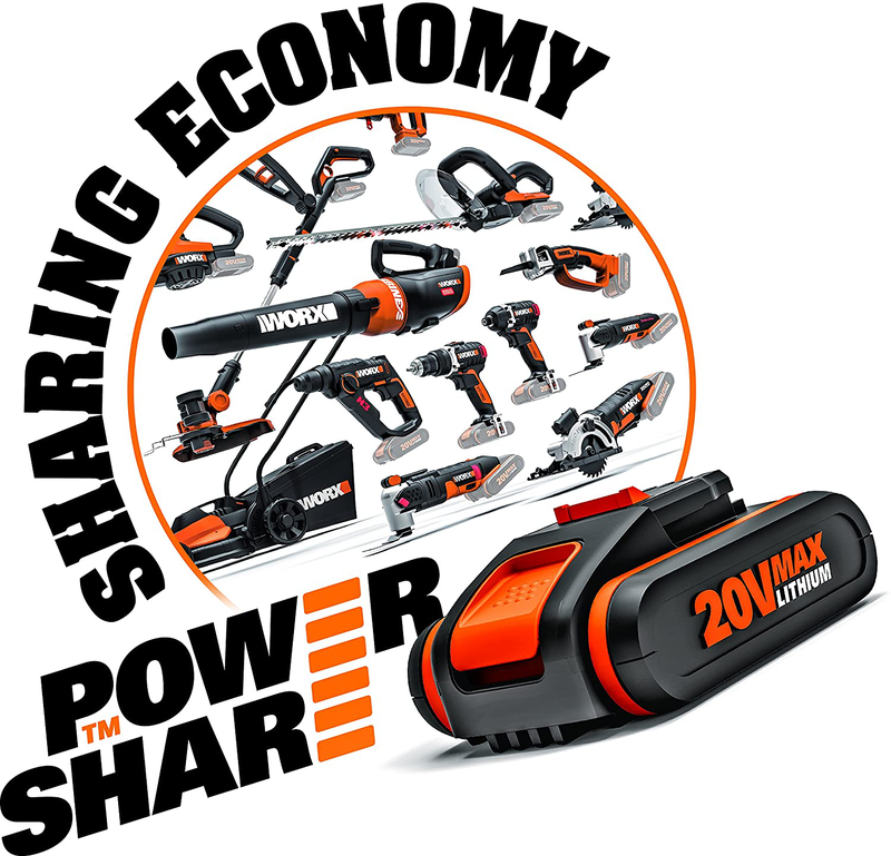 Product image: Worx wx530.9 δισκοπριονο μπαταριας solo 20v - χωρις μπαταρια, , medium-null