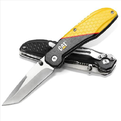 Cat 106307 17.7cm tanto folding knife, , medium