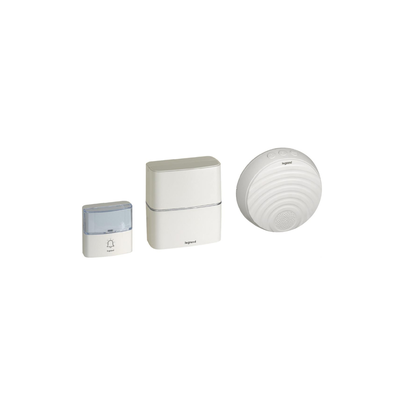 Wireless strong.legrand radio doorbell double kit whit