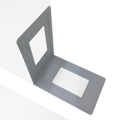 Element square book end  white aluminium, , medium